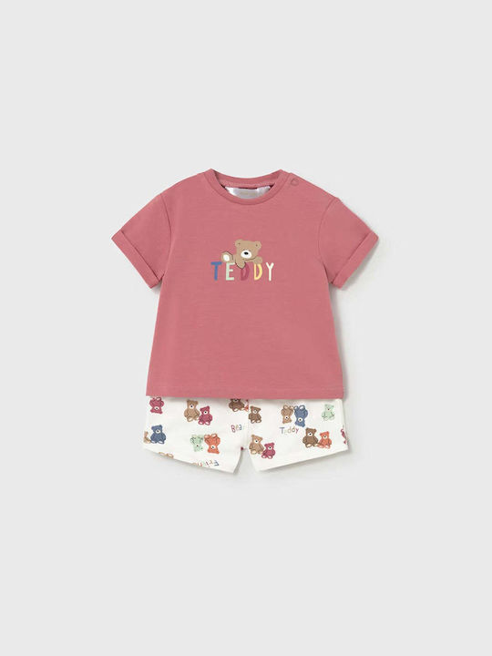 Kids' Set with Shorts Summer 2pcs Terracotta
