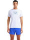 Arena Swim Men Short Sleeve Sun Protection Shirt White