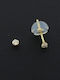 Mertzios.gr Earrings made of Gold 14K with Stones