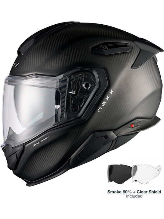 Nexx X.TR Zero Pro Full Face με Sun Visor DOT / ECE 22.06 Carbon Matt Nexx X.TR Zero Pro Full Face με Sun Visor DOT / ECE 22.06 Carbon Matt
