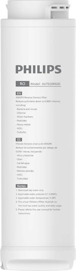 Philips Water Filter Replacement Reverse Osmosis (RO) / for Faucet made of Activated Carbon 0.0001 μm