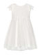 Two In A Castle White Baptism Dress made of Lace