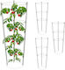 Set 4 Trellises Relaxdays 45 Cm Gray