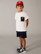 Kids' Set with Shorts Summer 3pcs Navy Blue