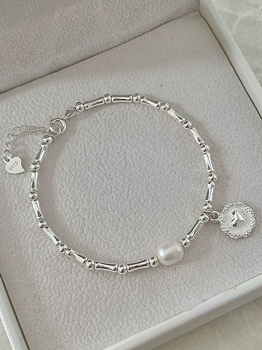 Damen Armband mit Design Herz aus Silber