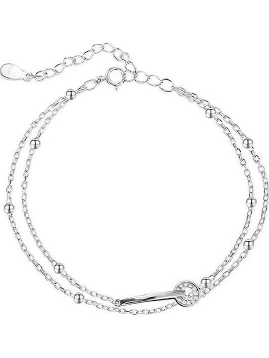 Damen Armband aus Silber mit Zirkon