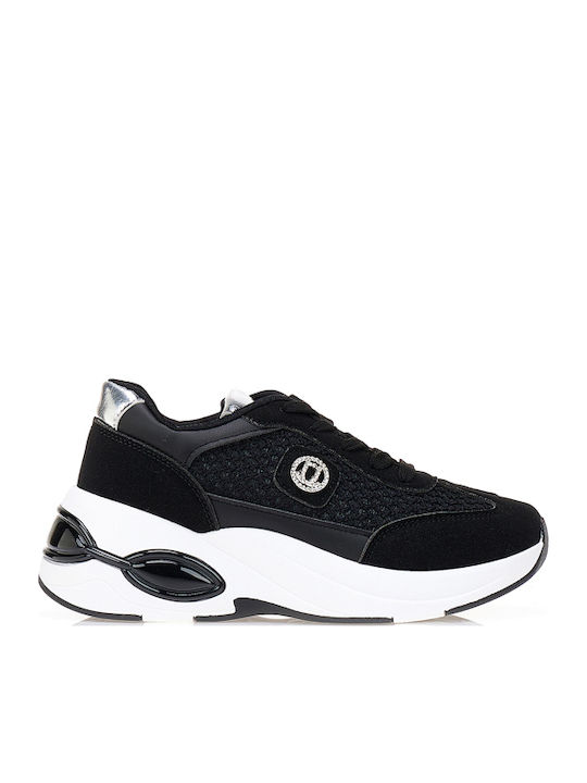 Tsoukalas Damen Sneakers Schwarz