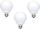 Set 3 Lămpi Fluorescente Panasonic Soclu E27 Putere 13w Formă Sferică Lumină Alb Cald Alimentare 220 240 V "efg13e282v-3" Sigiliu Verde 1,35 Lei