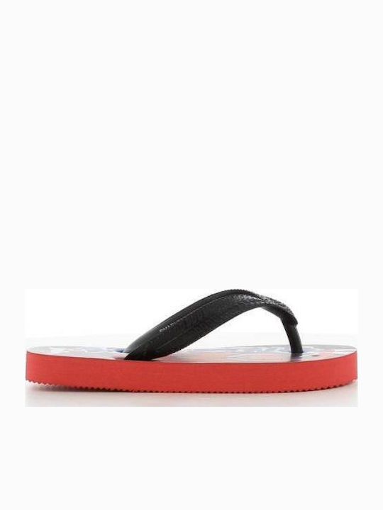 Șlapi pentru copii Flip Flops Spider-Man Negre