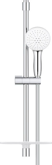 Grohe Tempesta 110 Душ Колона Универсална 26638003 Монтаж 600 Мм 2 Функции Поставка Лъскав Хром