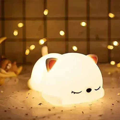 Led Kids Decorative Lamp with Color Changes White 13.5x10x8εκ.