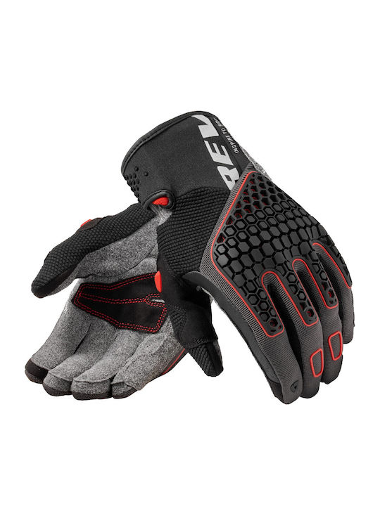 Rev'IT Mangrove 2 Summer Men's Motorcycle Gloves Grey-Red