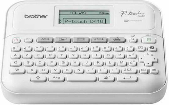 Brother PT-D410 Elektronischer Tragbare Etikettendrucker Weiß