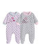 Beboulino Set Babystrampler Langärmliges Pink, Grey