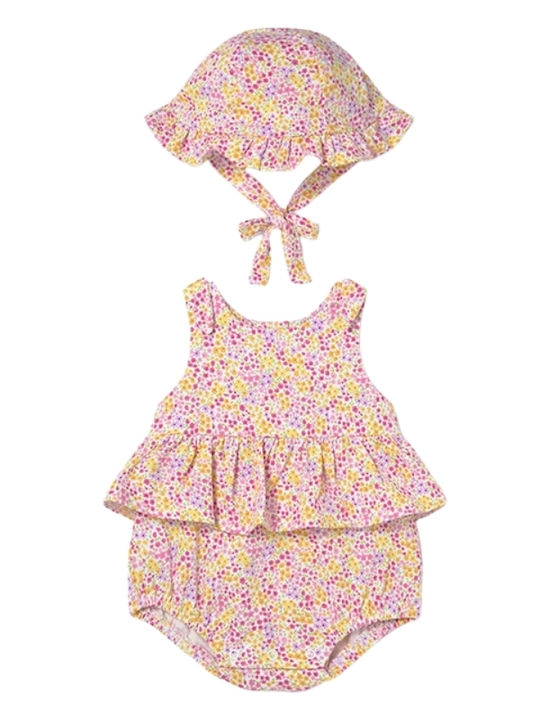 Mayoral Pink Baby Bodysuits Set 2 Pieces