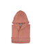 Astron Italy Kids Hooded Bathrobe Coral