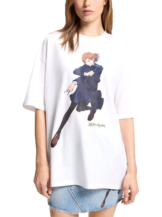 Hugo Tricou Oversized Alb Damă