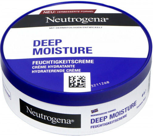 Neutrogena Deep Moisture Ενυδατική Κρέμα Σώματος για Ξηρές & Ευαίσθητες Επιδερμίδες 200ml
