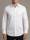 Long-sleeved Cotton Shirt White