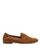 Women's Loafers in Tabac Brown Color