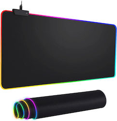 Luvlu Mouse Pad Gaming Profesional XXL Iluminare RGB 11 Moduri de Lumină LED 800x300x4mm Suprafață Moale Rezistentă la Stropire Bază din Cauciuc Antiderapantă Margini Cusute Cablu USB Inclus Negru Luvlu Mouse Pad Gaming Profesional XXL Iluminare RGB 11 Moduri de Lumină LED 800x300x4mm Suprafață Moale Rezistentă la Stropire Bază din Cauciuc Antiderapantă Margini Cusute Cablu USB Inclus Negru