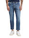 Men's Jeans Pants with Regular Tapered Fit Blue