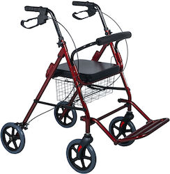 Mobiak Mersuri Și Rollator Burgundy Mobiak Mersuri Și Rollator Burgundy