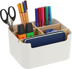 Organizator De Birou 5 Compartimente Plastic Le...