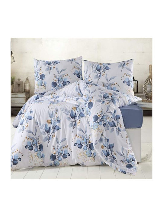 MayHome Σετ Πάπλωμα Μονό 160x240εκ. Floral