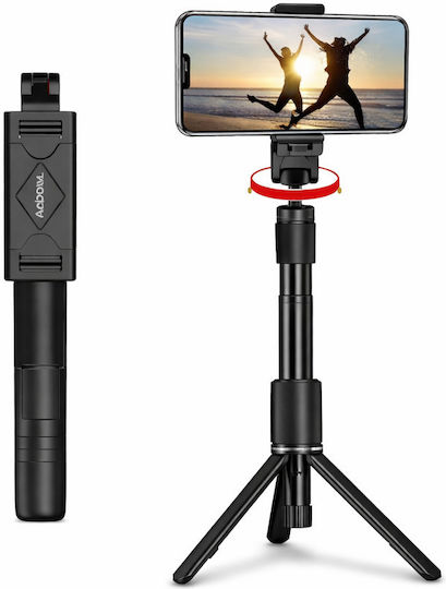 Andowl Selfie-Stick Handy-Stativ Schwarz