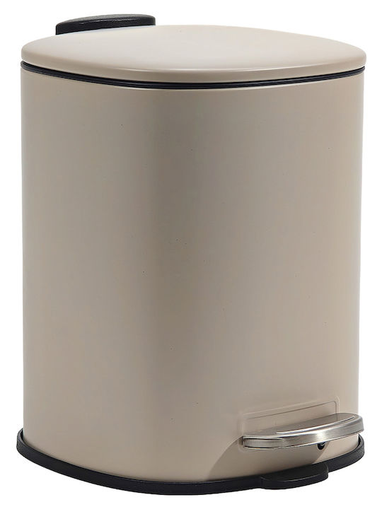 General Trade Inox Καλαθάκι Μπάνιου 3lt Μπεζ