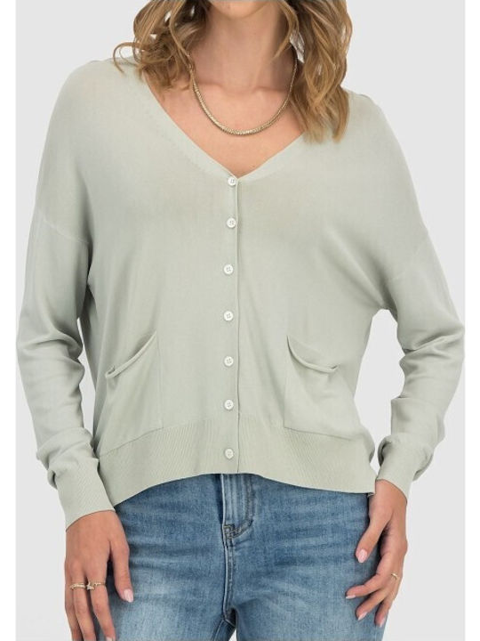 InEra Women's Knitted Cardigan Sage