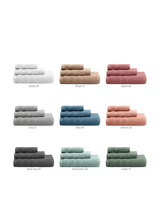 Adam Home Hand Towel 602 40x60cm Grey Weight 60...
