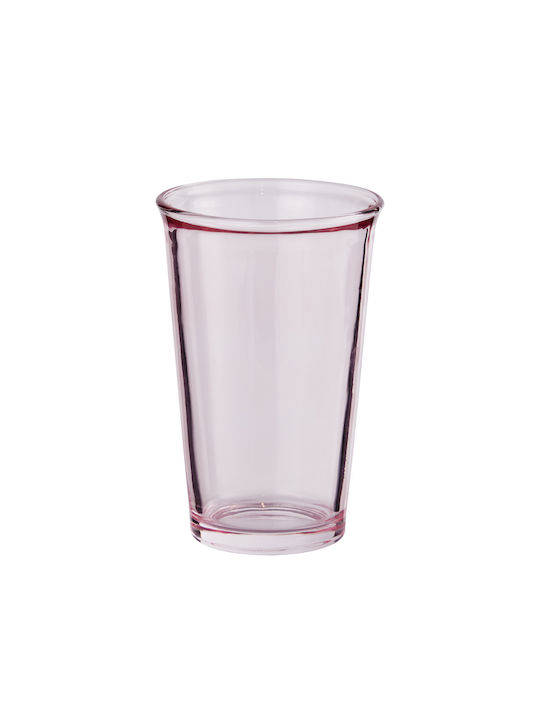 Butlers Ποτήρι Νερού από Γυαλί σε Ροζ Χρώμα 340ml