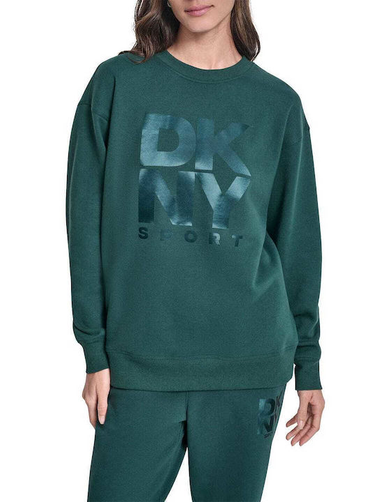 DKNY Women's Sweatshirt Green