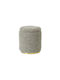 Табуретка Дневна стая с Място за Съхранение Текстил Grey Bouclé 33x33x39бр