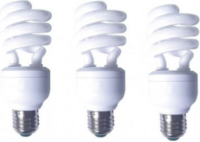 Set 3 Lămpi Fluorescente Panasonic Soclu E27 Putere 19w Formă Spirală Lumină Alb Rece Alimentare 220 240 V "efd19e65hd3e-3" Sigiliu Verde 1,35 Lei