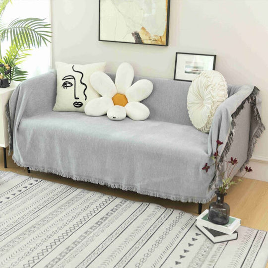 SpitiBazaar Set De Pleduri 3 Buc Chenille Antracit