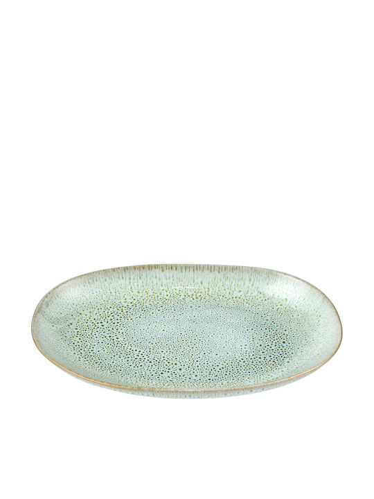 Butlers Tavira Serving Platter Oval Ceramic Green 36cm