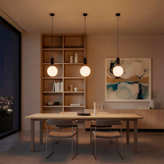 kelvo Estetico Pendant Light Black for 20 Bulbs E27 20x20x38cm