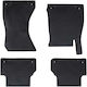 vidaXL Set of Front and Rear Mats 4pcs for Audi A4 / A5 2015 Black