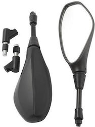 A-Pro Motorcycle Mirrors 2pcs Black