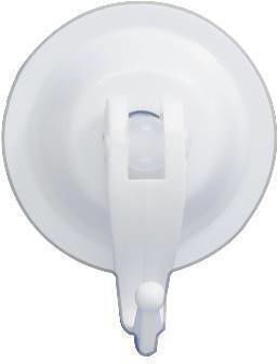 Amig Wall-Mounted Bathroom Hook White