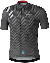 Shimano Aerolite Ανδρική Κοντομάνικη Μπλούζα Ποδηλασίας Μαύρη