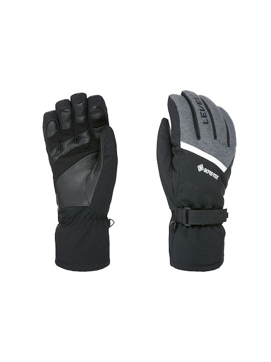 Level Ανδρικά Γάντια Σκι & Snowboard με Μεμβράνη Gore-Tex Μαύρα