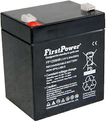 Firstpower Fp1250hr Rechargeable Battery 12v 5ah Agm F1 Connectors