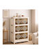 Plastic Office Cabinet in Beige Colour 70x41x115cm