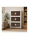 Пластмасов Офисен Шкаф с Колелца 60x34x105см