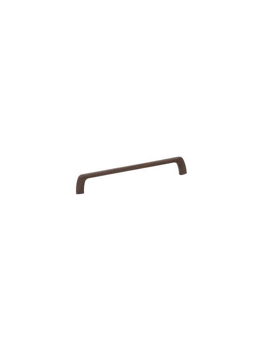 Roline Handgriff Möbelgriff aus Metallisch & Hölzernes Walnut mit Zentrenabstand 160mm ICP-14050-160mm 1Stück