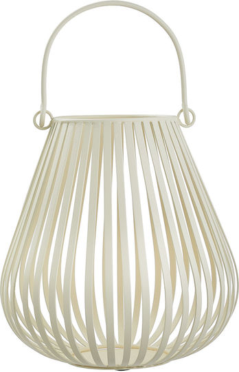 Butlers Laterne Metallisch Beige 20x20x20cm 1Stück